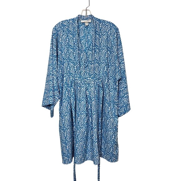 Coolibar Dress Womens Medium Blue Navia UPF 50+ Beach Pool Cover Up - Picture 2 of 10